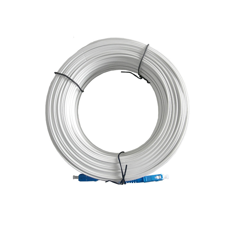 10/20/50/100/200m Fiber Optic Drop Cable Outdoor SC FTTH Patch Cable, 